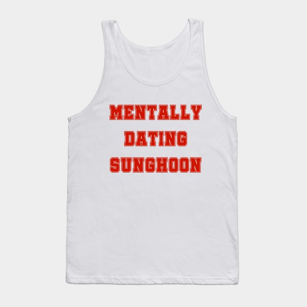 Mentally dating Enhypen Sunghoon | Morcaworks Tank Top by Oricca